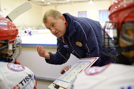 Hockey. Russian women's national team's friendly match