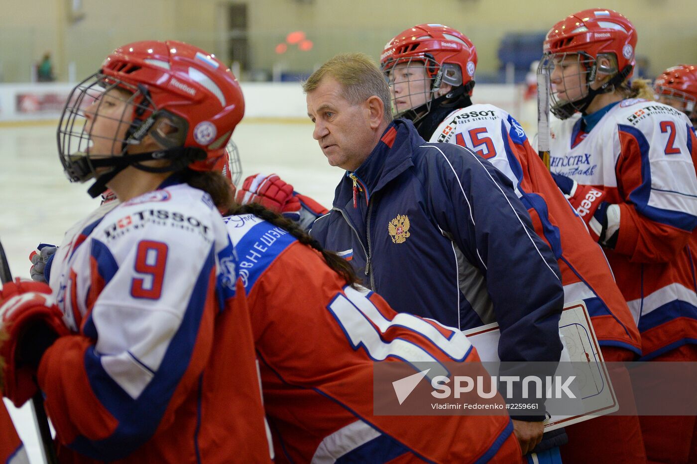Hockey. Russian women's national team's friendly match