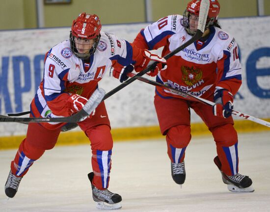 Hockey. Russian women's national team's friendly match