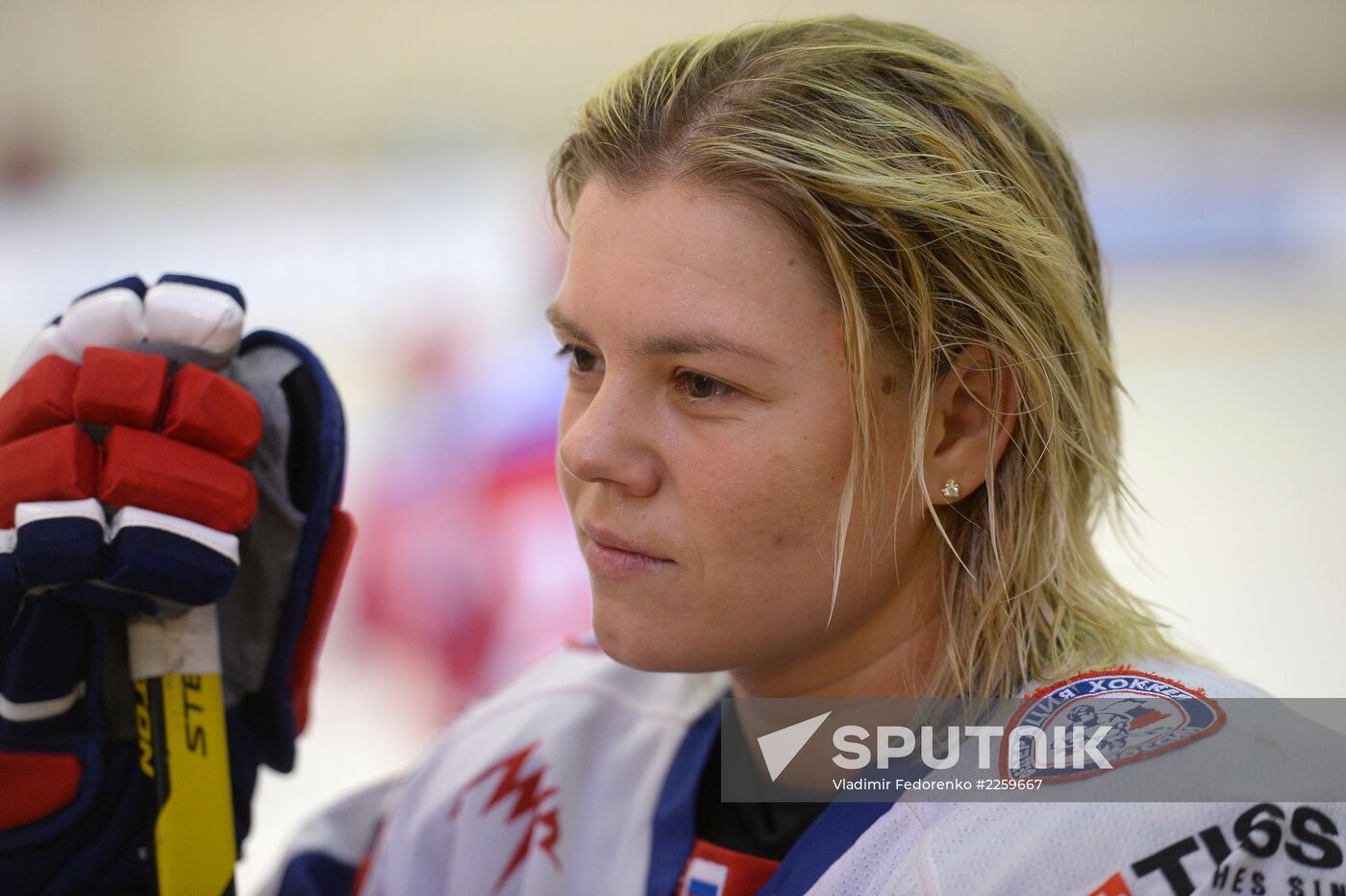Hockey. Russian women's national team's friendly match