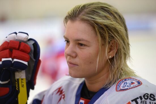 Hockey. Russian women's national team's friendly match