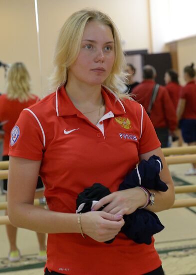 Hockey. Russian women's national team's friendly match
