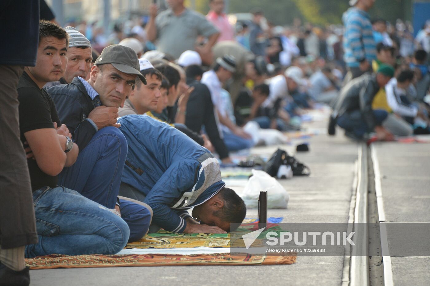 Eid al-Fitr celebration in Moscow