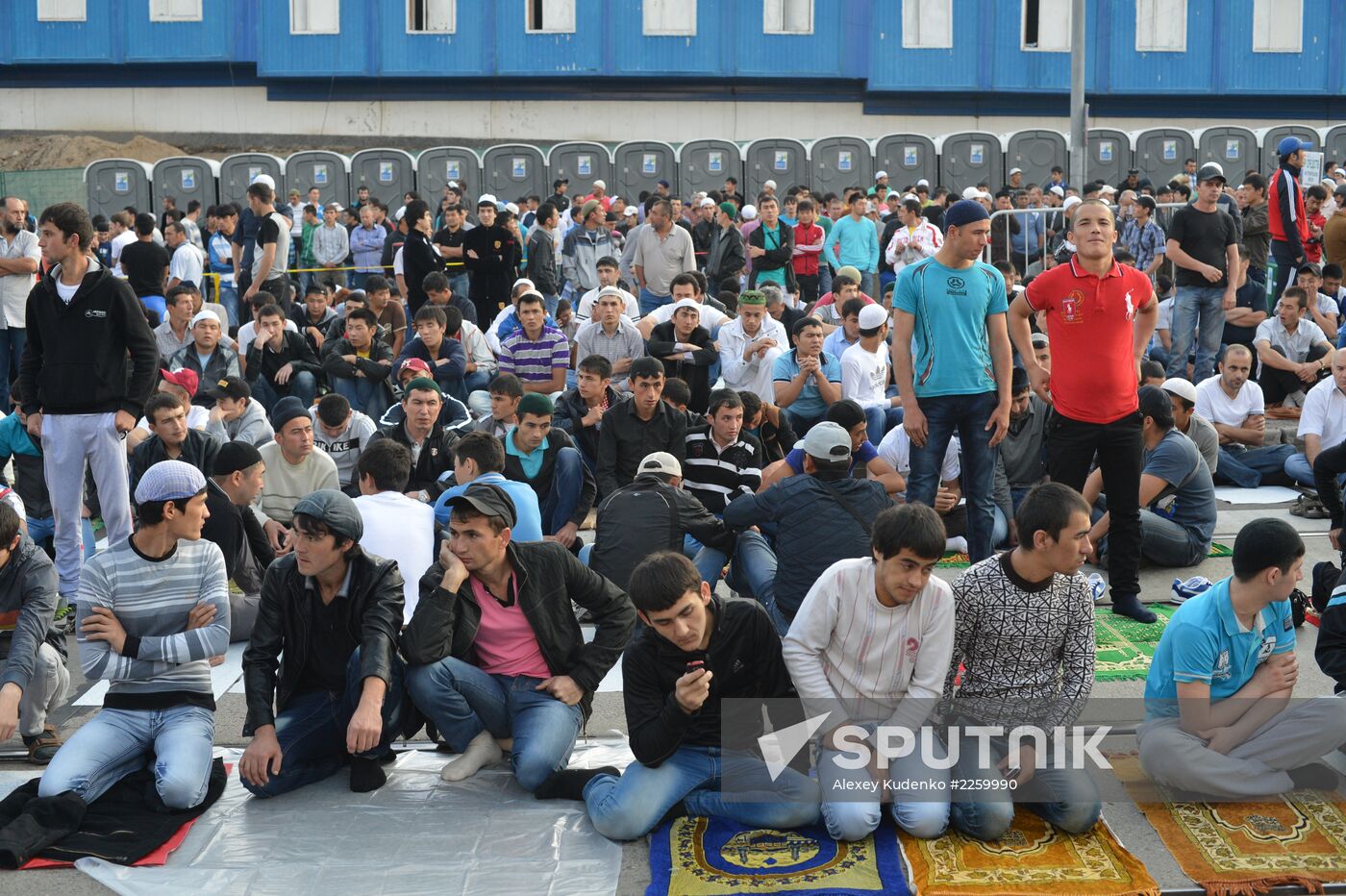 Eid al-Fitr celebration in Moscow