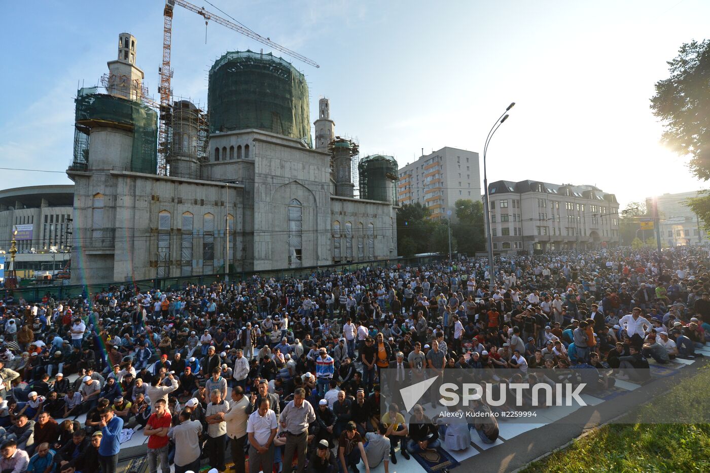 Eid al-Fitr celebration in Moscow