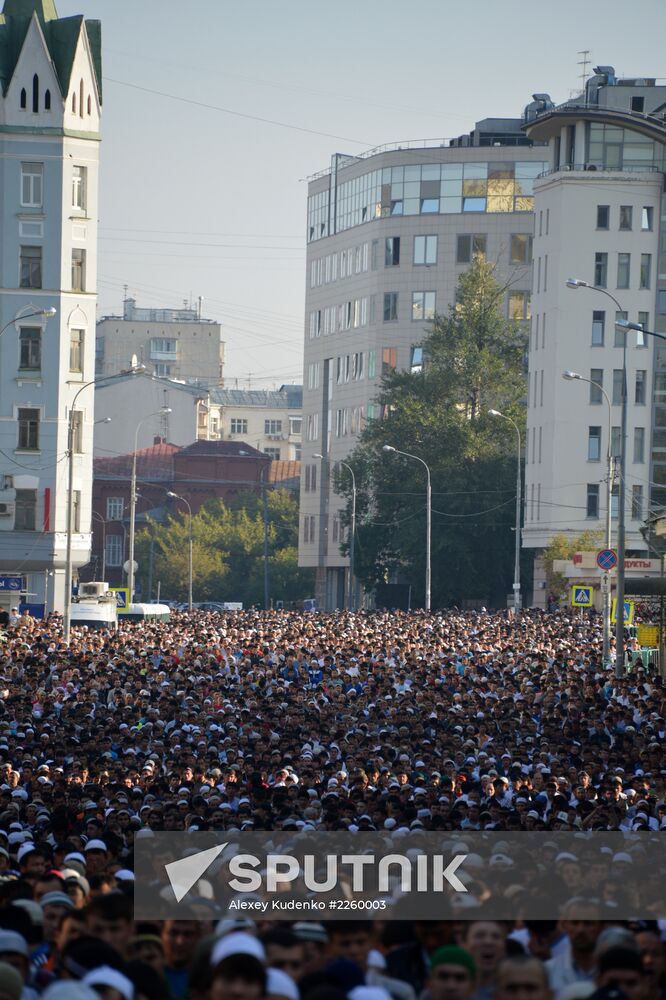 Eid al-Fitr celebration in Moscow