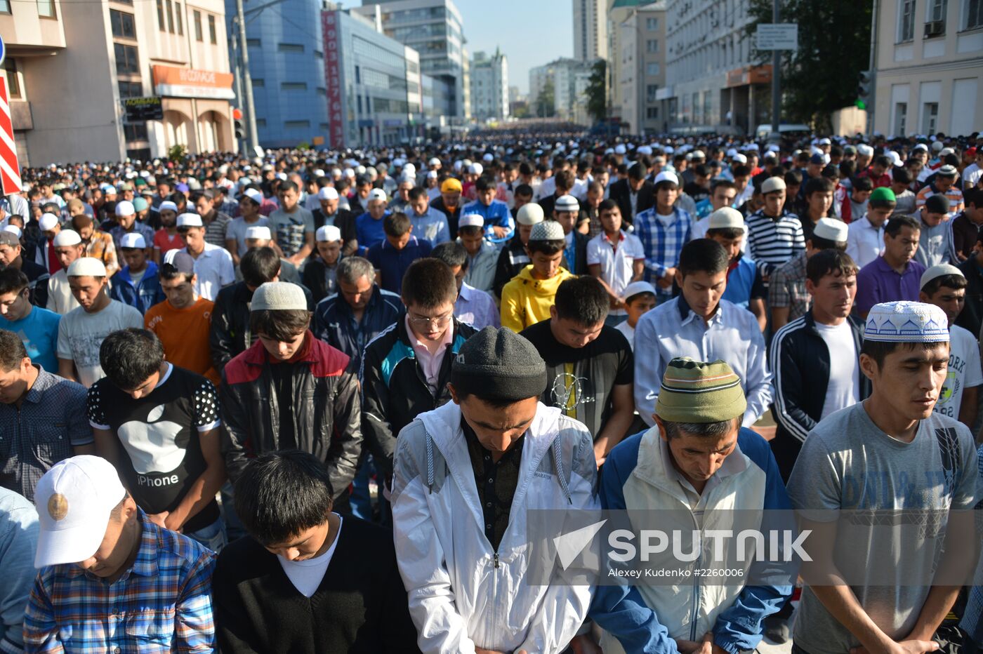 Eid al-Fitr celebration in Moscow