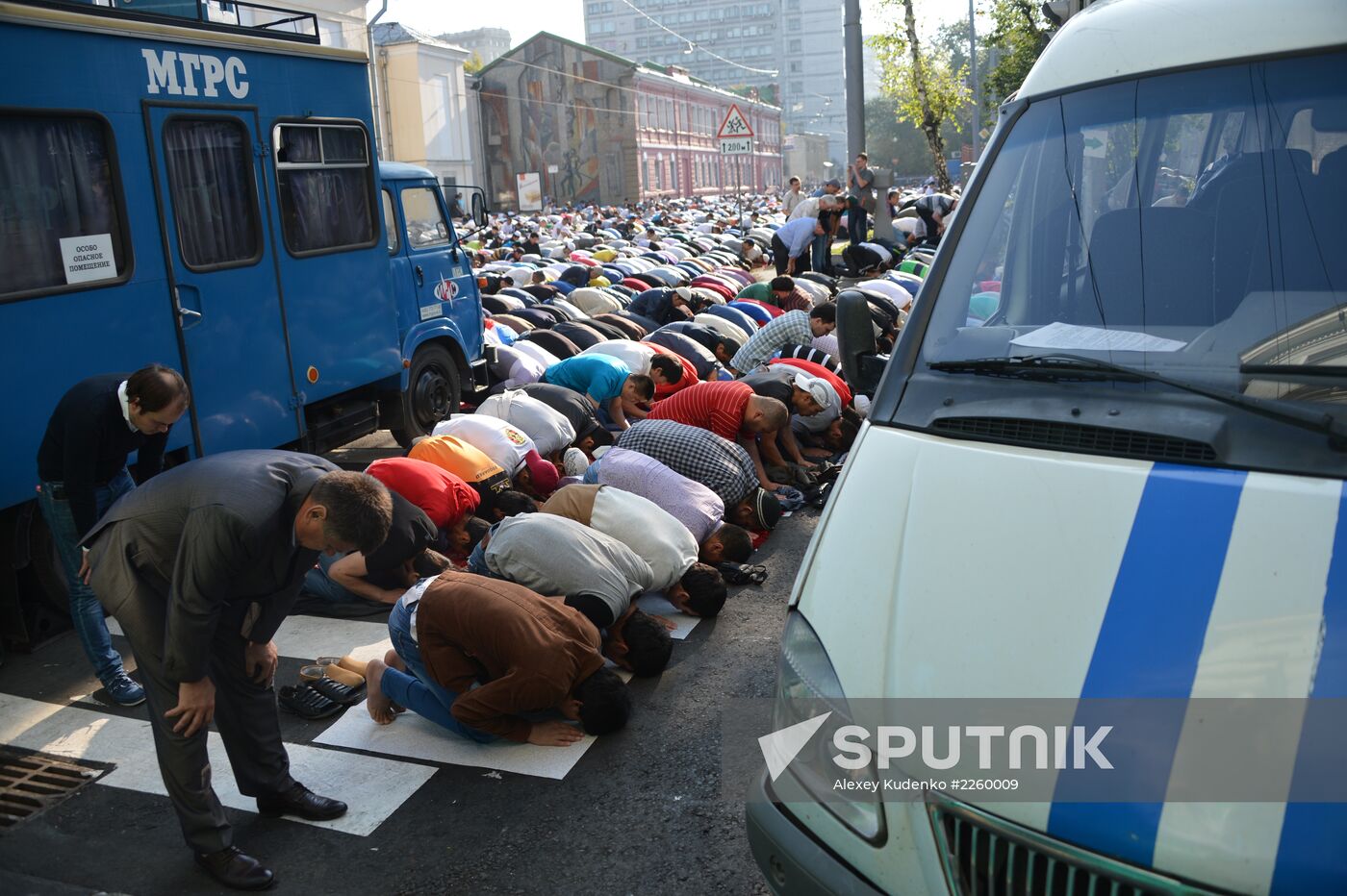 Eid al-Fitr celebration in Moscow