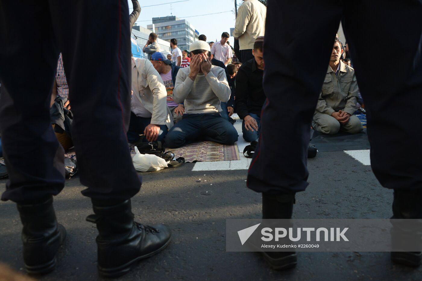 Eid al-Fitr celebration in Moscow