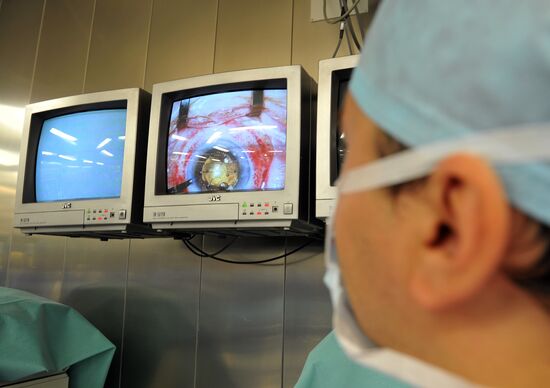 Cataract surgery in Eye Microsurgery complex