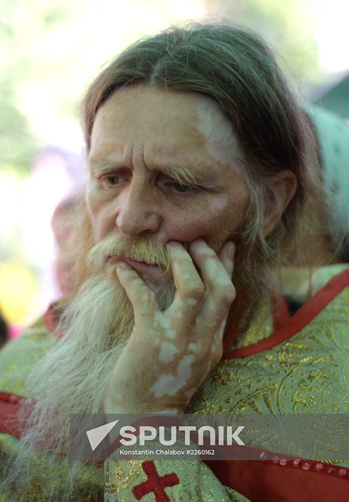 Funeral service for archpriest Pavel Adelgeim in Pskov