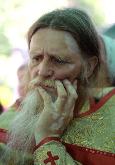 Funeral service for archpriest Pavel Adelgeim in Pskov