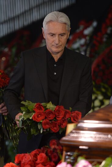 Farewell ceremony for hockey coach Vasily Tikhonov