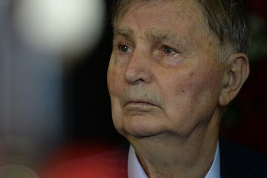 Farewell ceremony for hockey coach Vasily Tikhonov