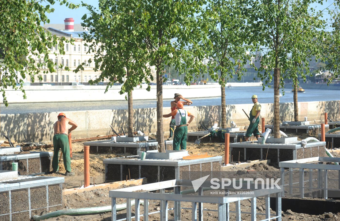 Reconstruction of Krymskaya Quay in Moscow