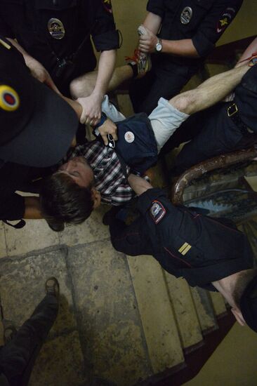 Navalny's supporters detained in Moscow