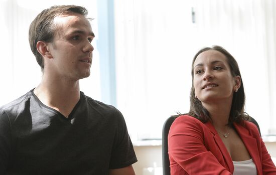 Figure skating. Russian national team holds news conference