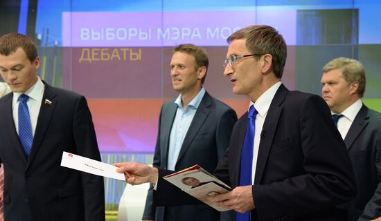 Moscow mayoral candidates' televised debate