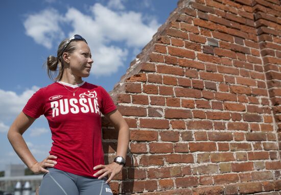 Russian speed skater Olga Graf