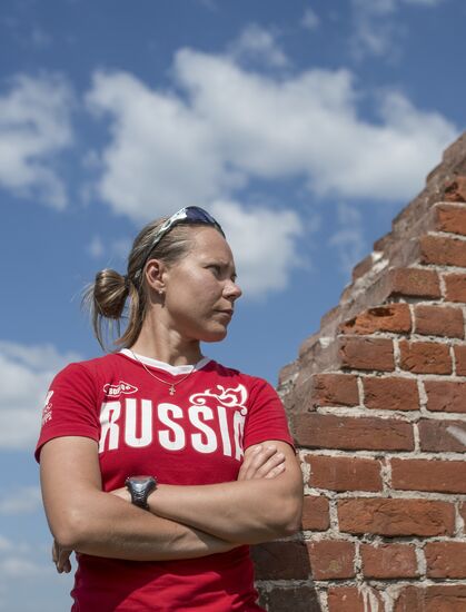 Russian speed skater Olga Graf