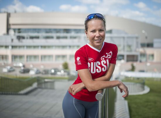 Russian speed skater Olga Graf