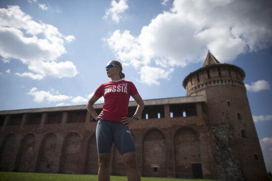 Russian speed skater Olga Graf