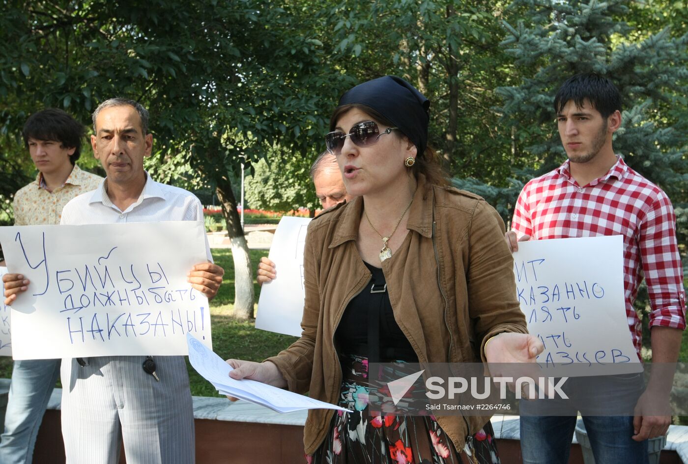 Grozny protests crimes against Caucasian people in Russian towns