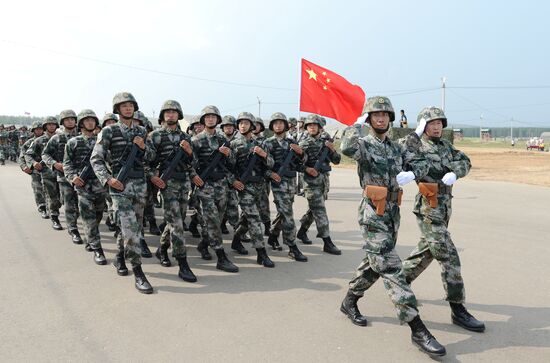Joint Russian-Chinese exercises Peace Mission-2013