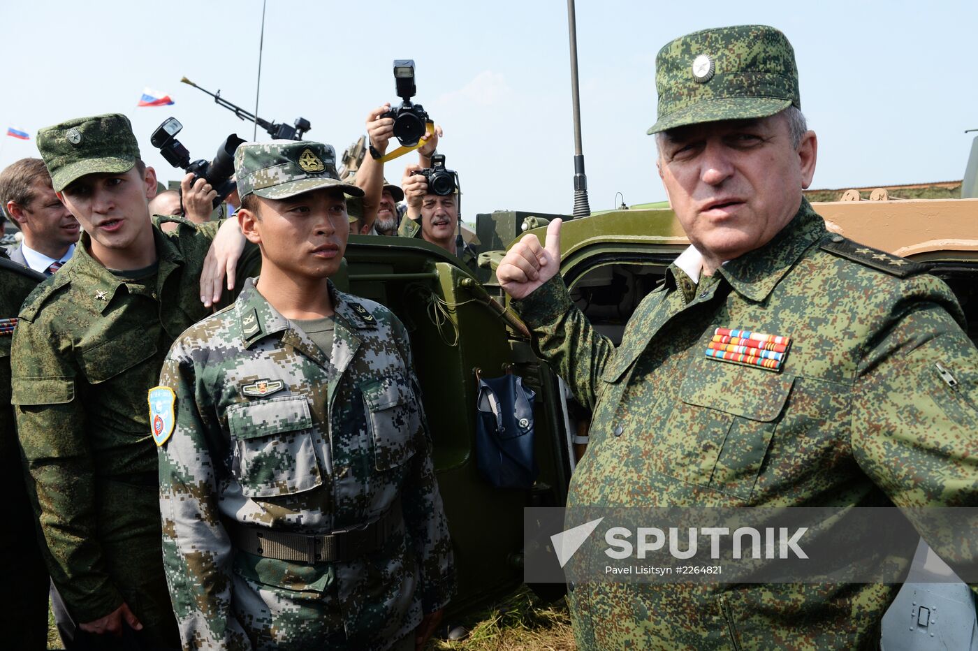 Joint Russian-Chinese exercises Peace Mission-2013