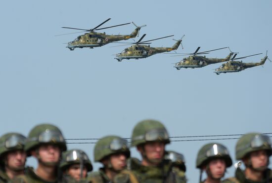 Joint Russian-Chinese exercises Peace Mission-2013