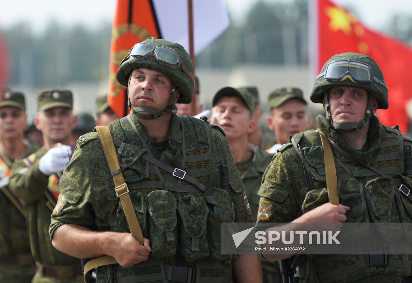 Joint Russian-Chinese exercises Peace Mission-2013