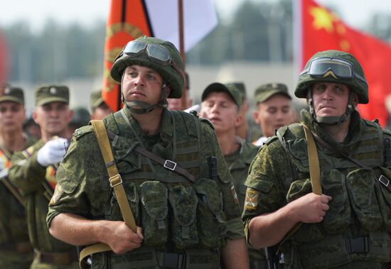 Joint Russian-Chinese exercises Peace Mission-2013