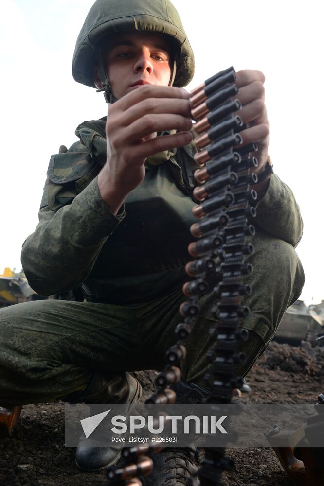 Joint Russian-Chinese exercises Peace Mission-2013