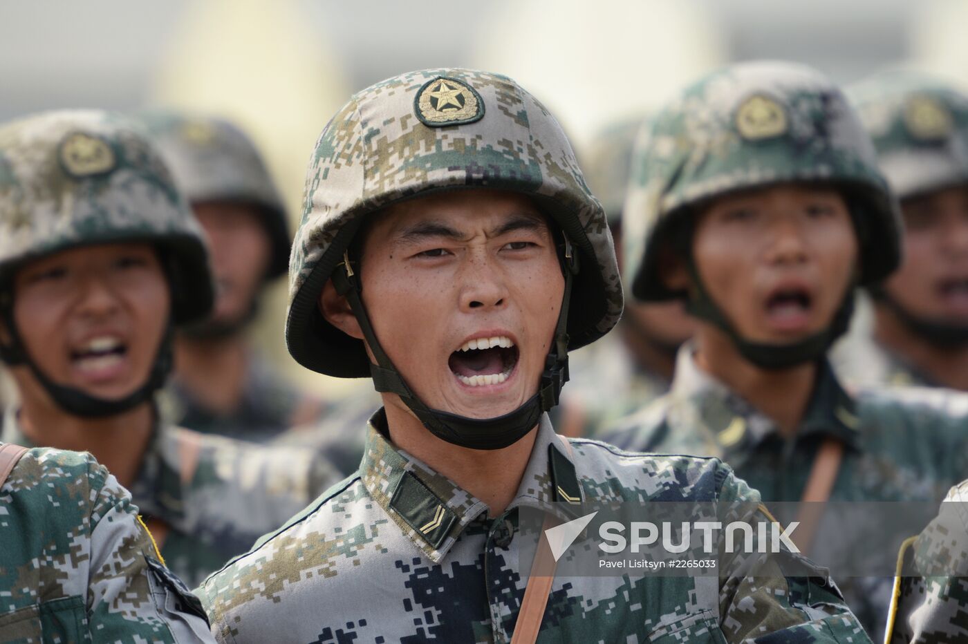 Joint Russian-Chinese exercises Peace Mission-2013