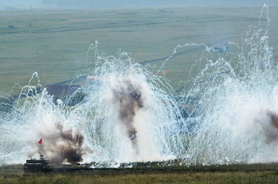 Joint Russian-Chinese exercises Peace Mission-2013
