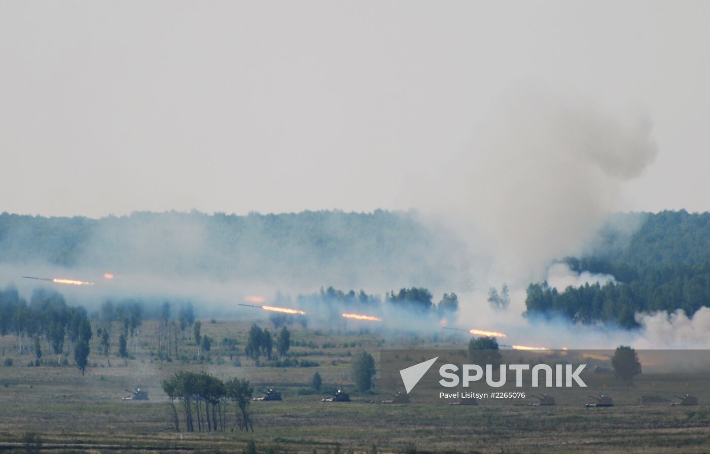 Joint Russian-Chinese exercises Peace Mission-2013