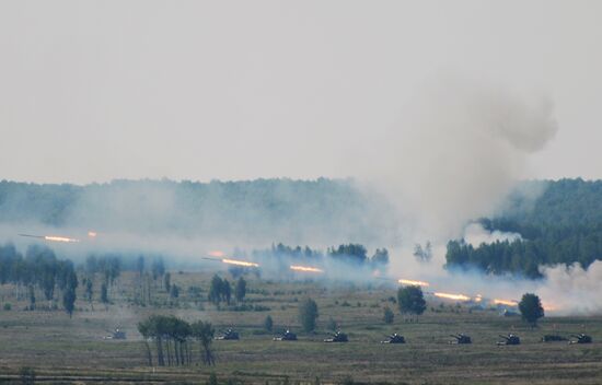 Joint Russian-Chinese exercises Peace Mission-2013