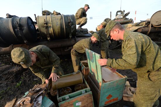 Joint Russian-Chinese exercises Peace Mission-2013