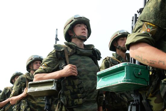 Joint Russian-Chinese exercises Peace Mission-2013