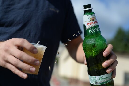 Obolon stops shipping beer to Russia