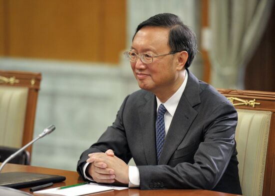 Vladimir Putin meets with Yang Jiechi