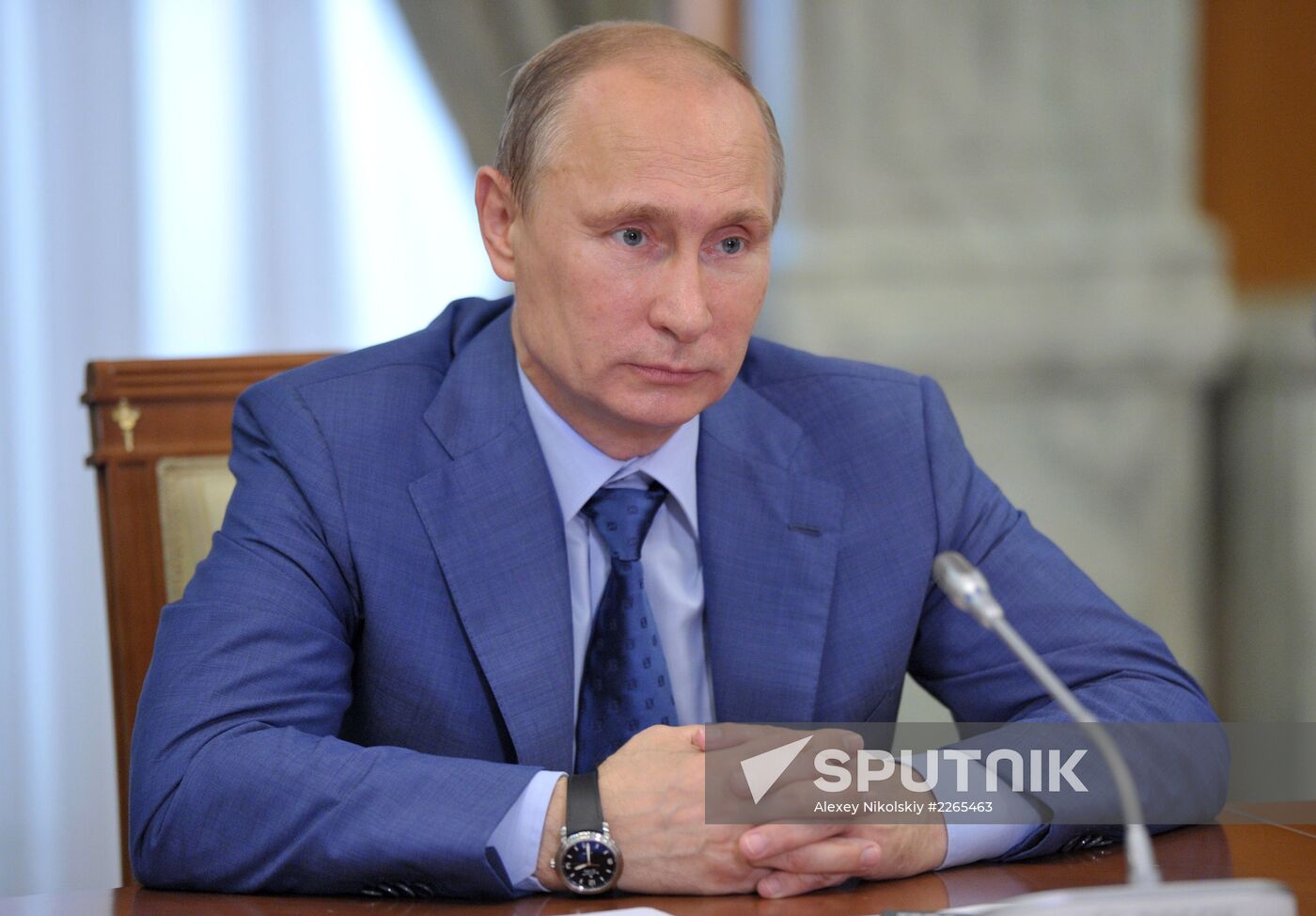 Vladimir Putin meets with Yang Jiechi