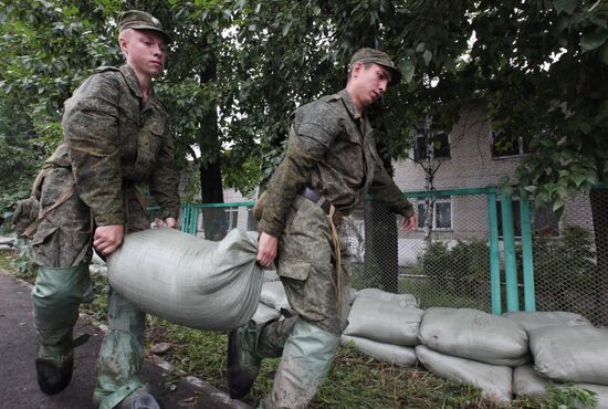 Flood situation in Khabarovsk