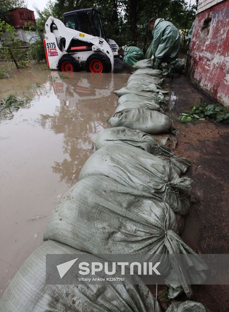 Flood situation in Khabarovsk