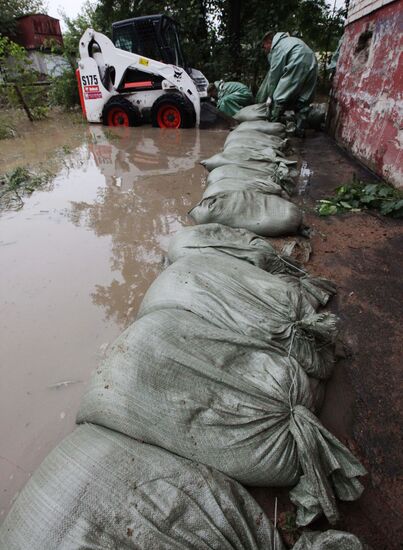 Flood situation in Khabarovsk