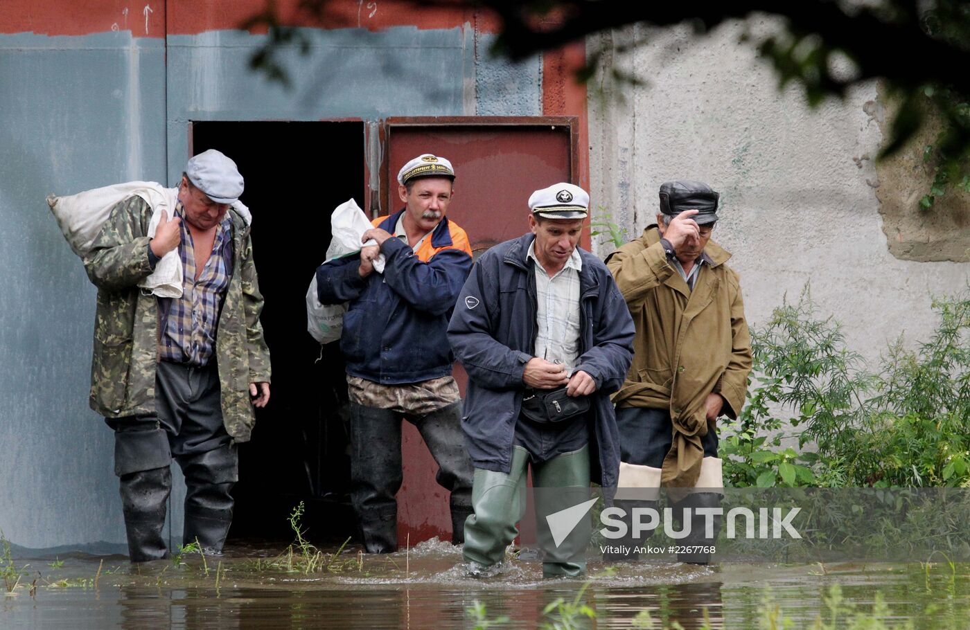 Flood situation in Khabarovsk