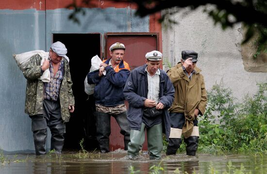 Flood situation in Khabarovsk