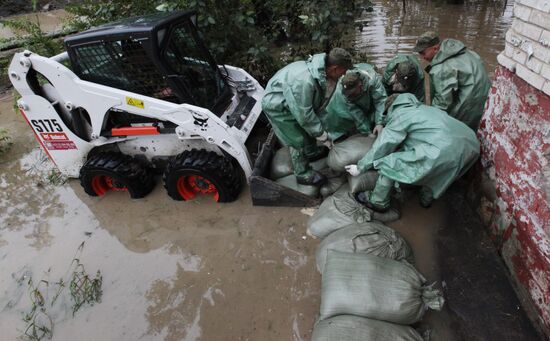 Flood situation in Khabarovsk
