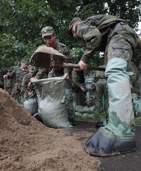 Flood situation in Khabarovsk