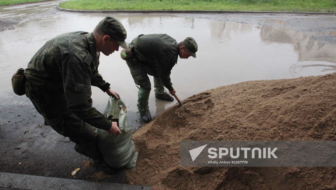 Flood situation in Khabarovsk